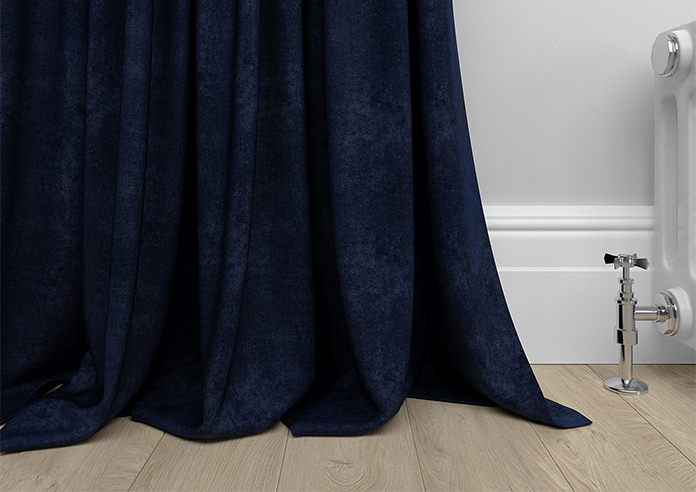 Faux Suede, Navy - Made to Measure Curtains - Image 6